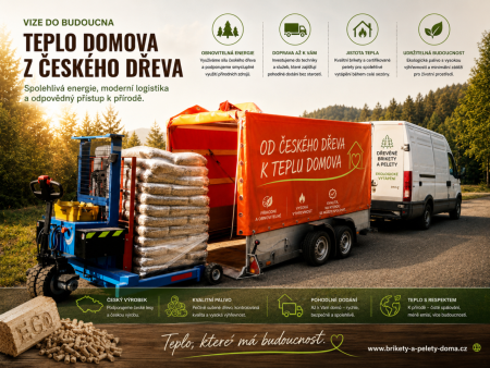 Dřevěné brikety a pelety pro Plzeňský kraj až domů - BRIKETY & PELETY DOMA 